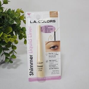 L.A. COLORS Liquid Eyeliner  Shimmer Champagne C62109 ~ Fine Tip Brush ~ New
